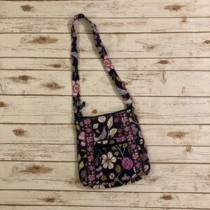 Vera Bradley Diamond Quilted Floral Nightingale Crossbody Bag